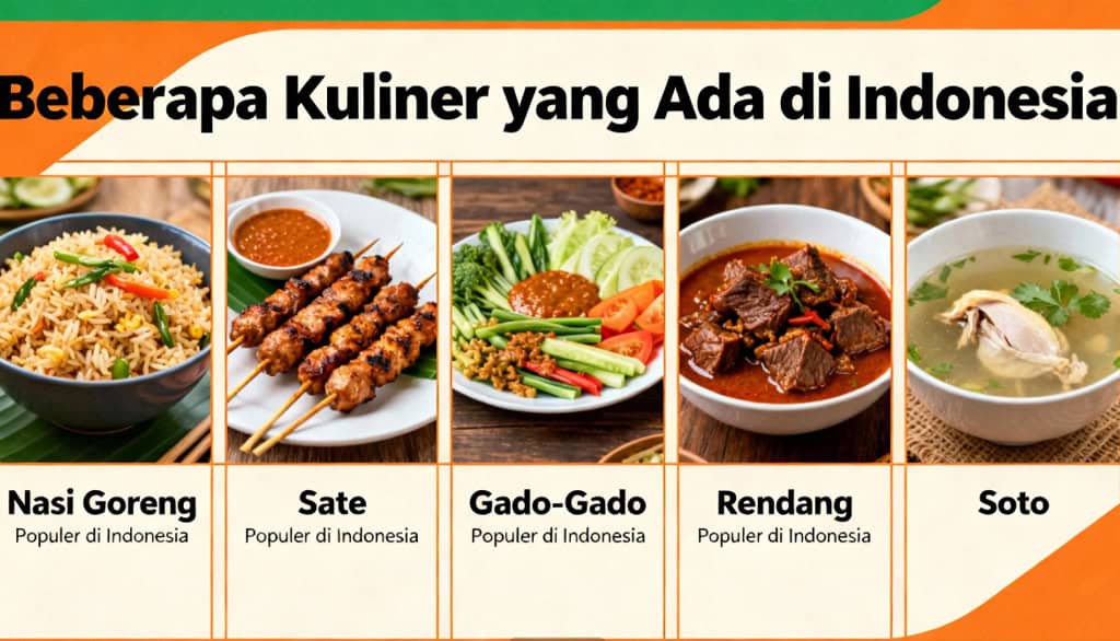 Beberapa Kuliner yang Ada di Indonesia